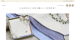 Desktop Screenshot of classics-the-small-luxury.com