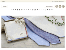 Tablet Screenshot of classics-the-small-luxury.com